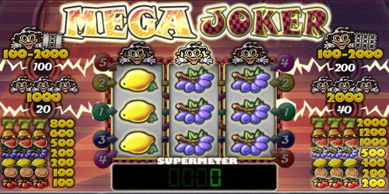 Mega Joker Paytable